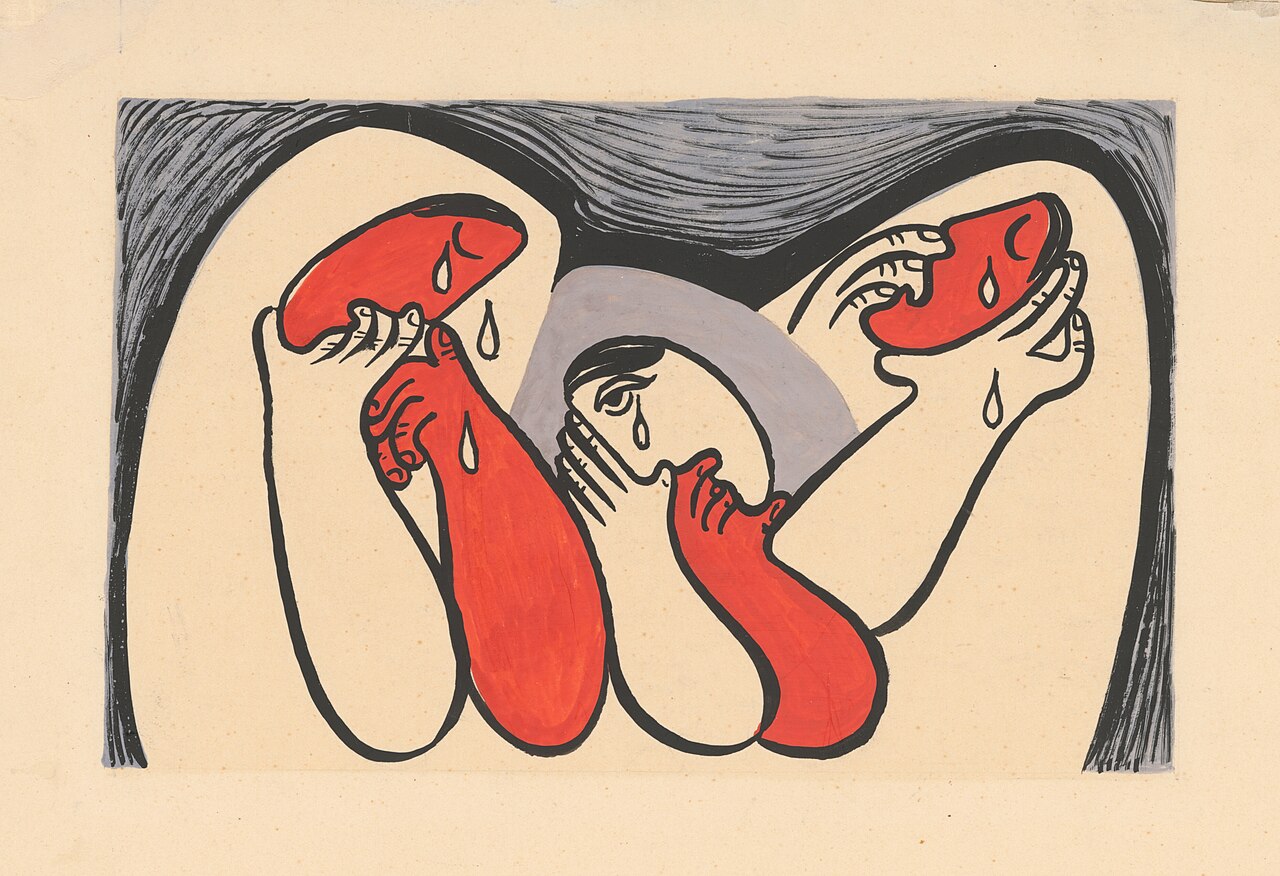 Crying Women by Mikuláš Galanda