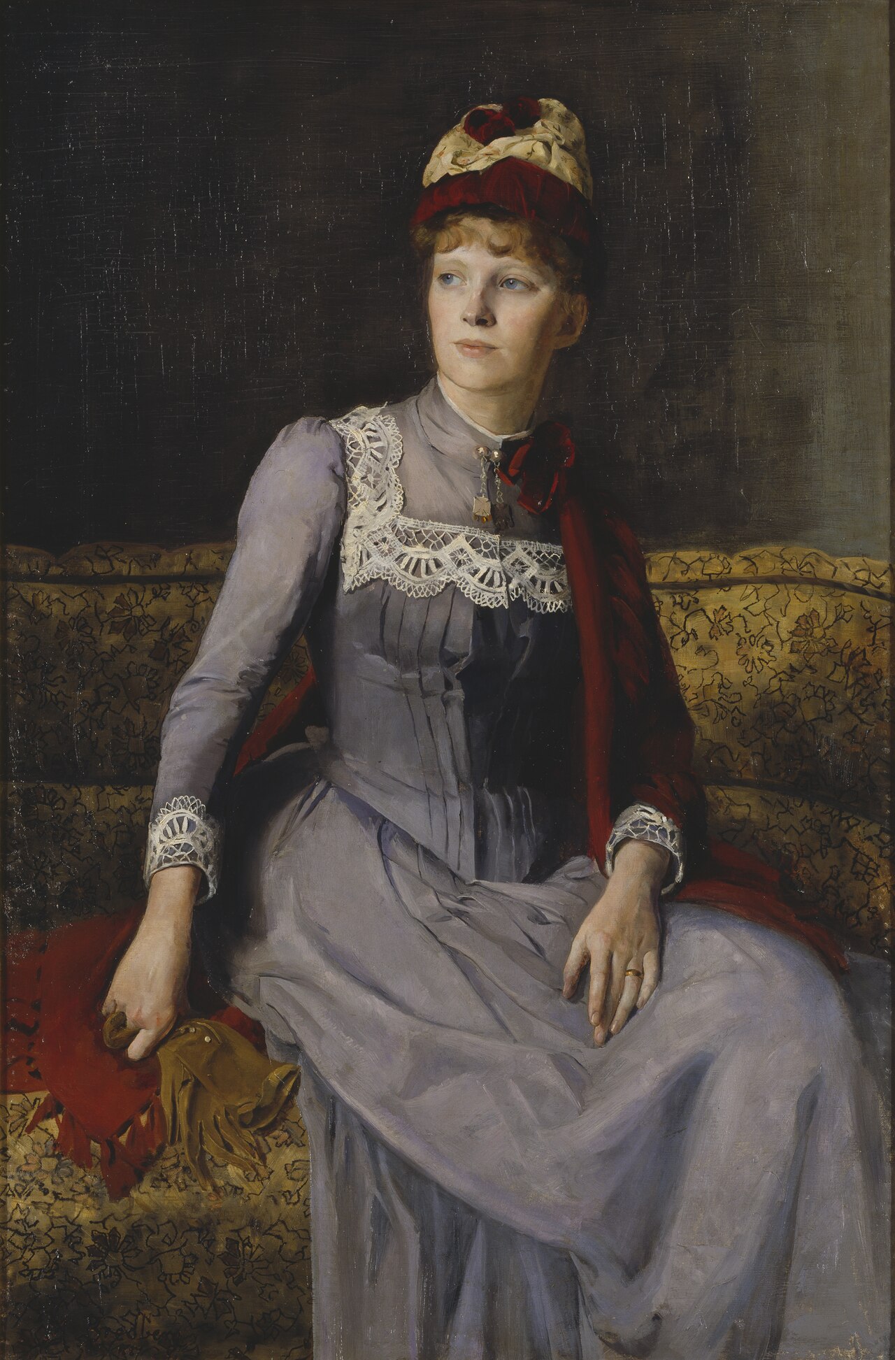 Mrs Anna Flensburg by Mina Carlson-Bredberg