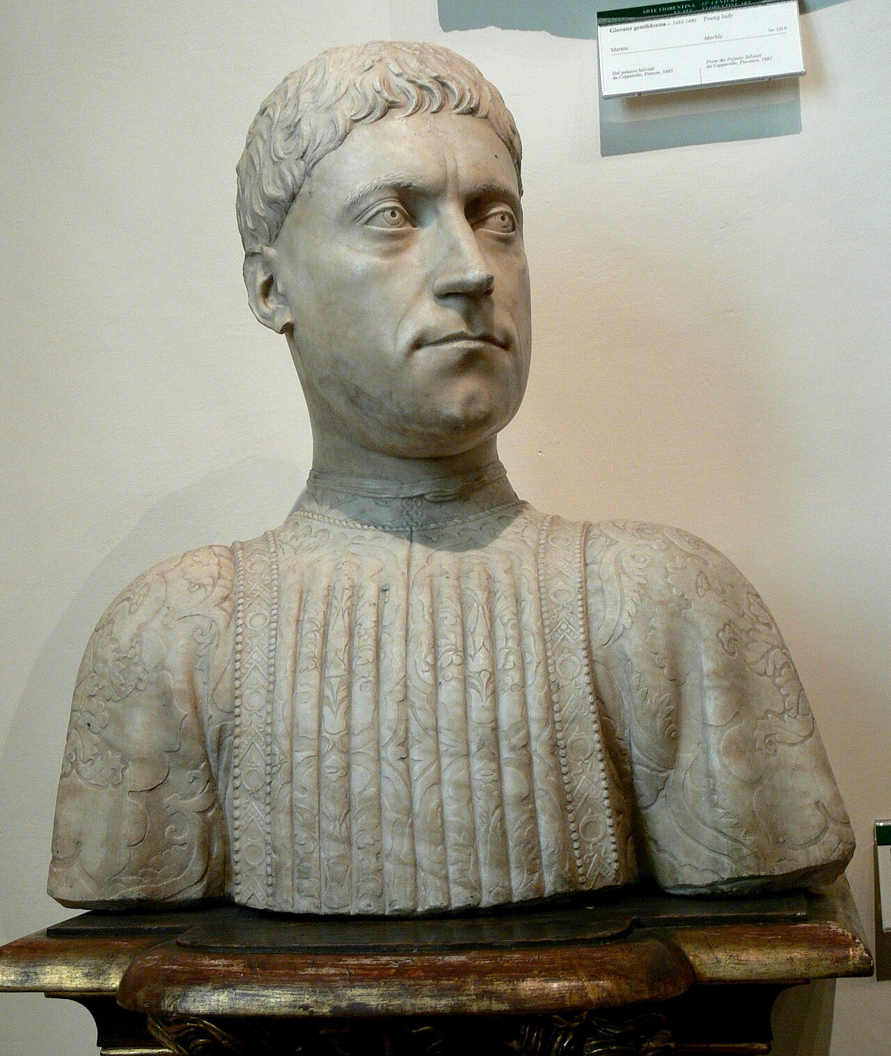 Bust of Piero de' Medici by Mino da Fiesole