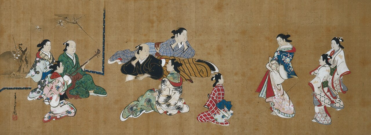 Entertainment Scene by Miyagawa Chōshun
