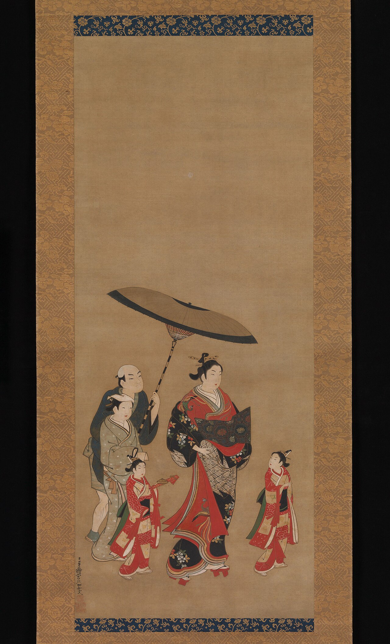 Courtesan on Parade by Miyagawa Issho