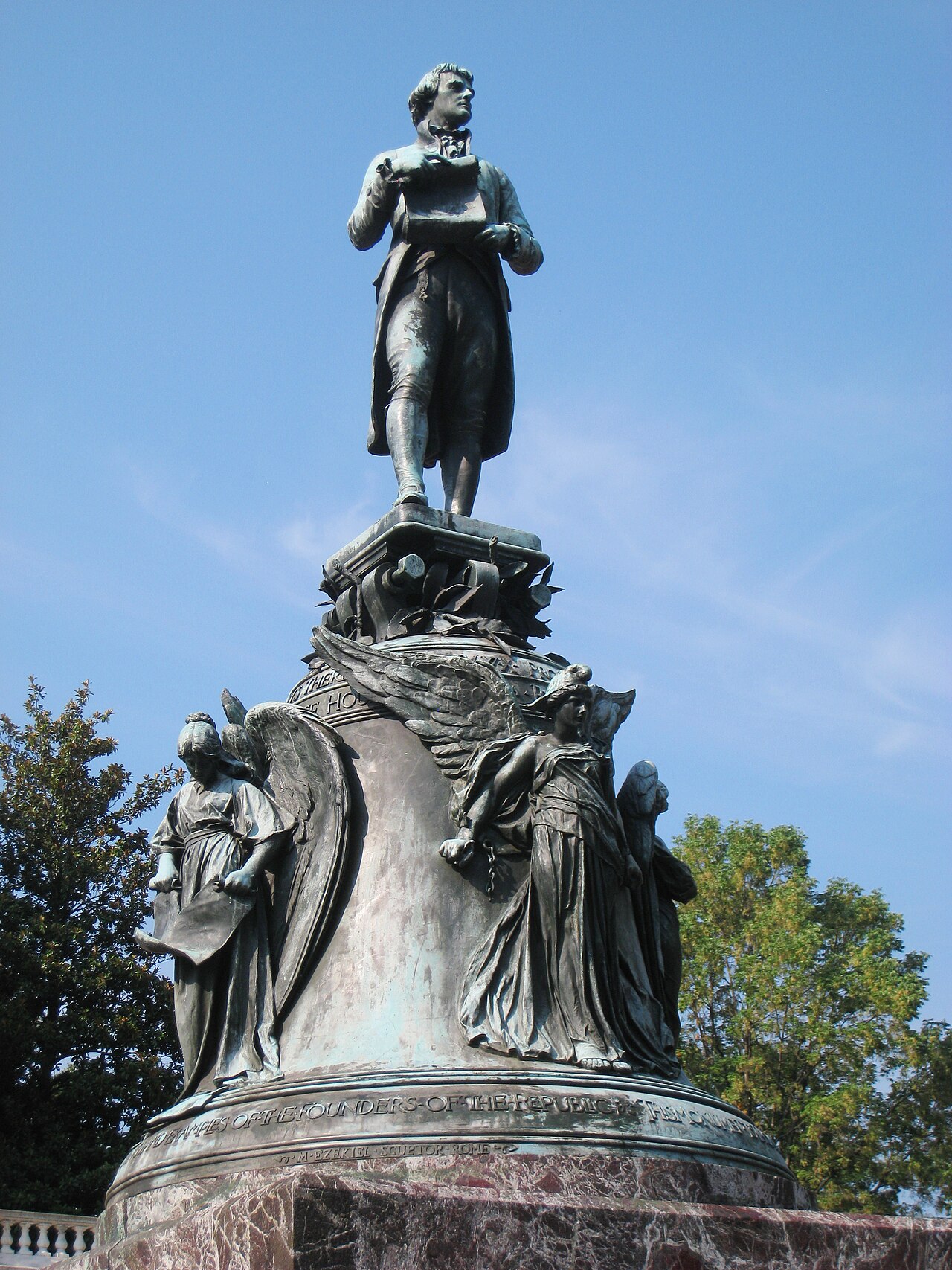 Thomas Jefferson by Moses Jacob Ezekiel