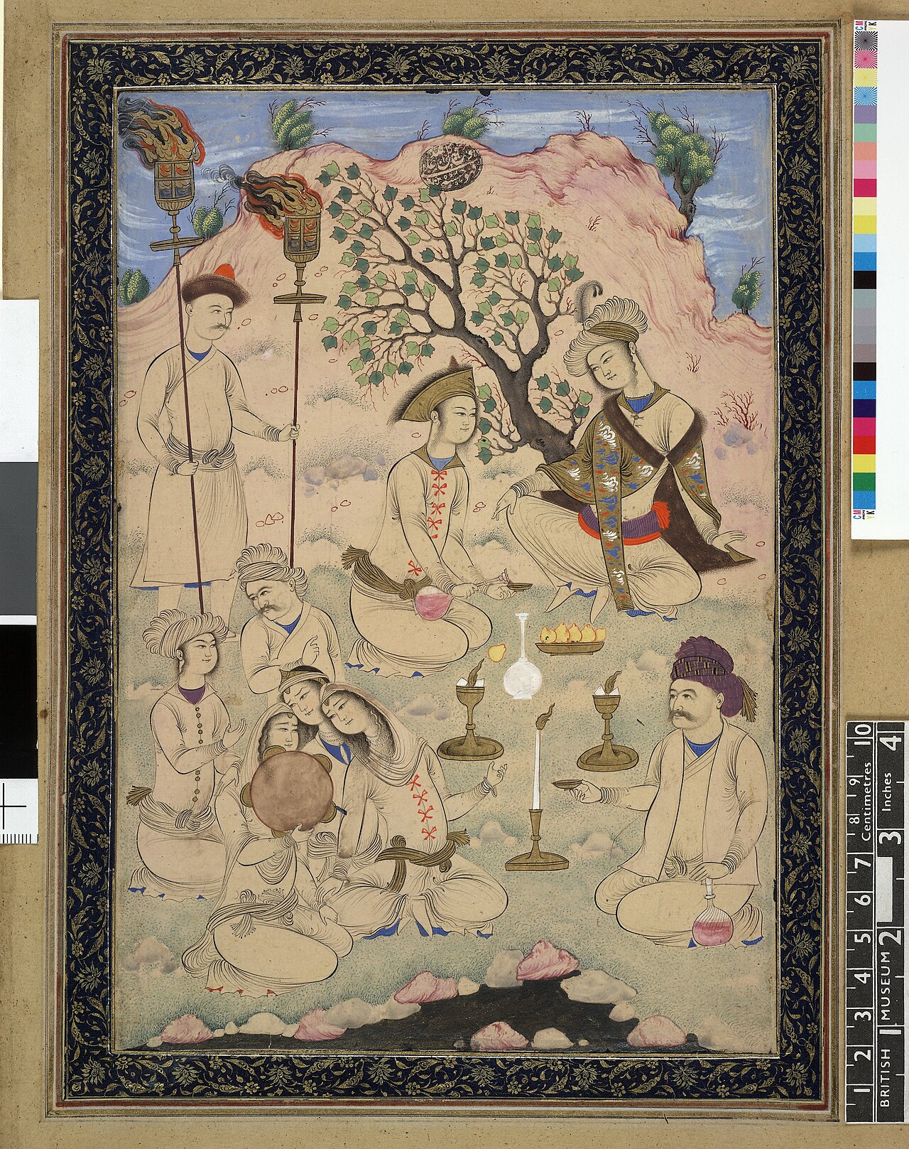 A picnic at night by Muhammad Qasim