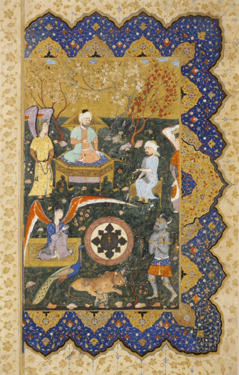 King Solomon Enthroned by Muhammad Qasim
