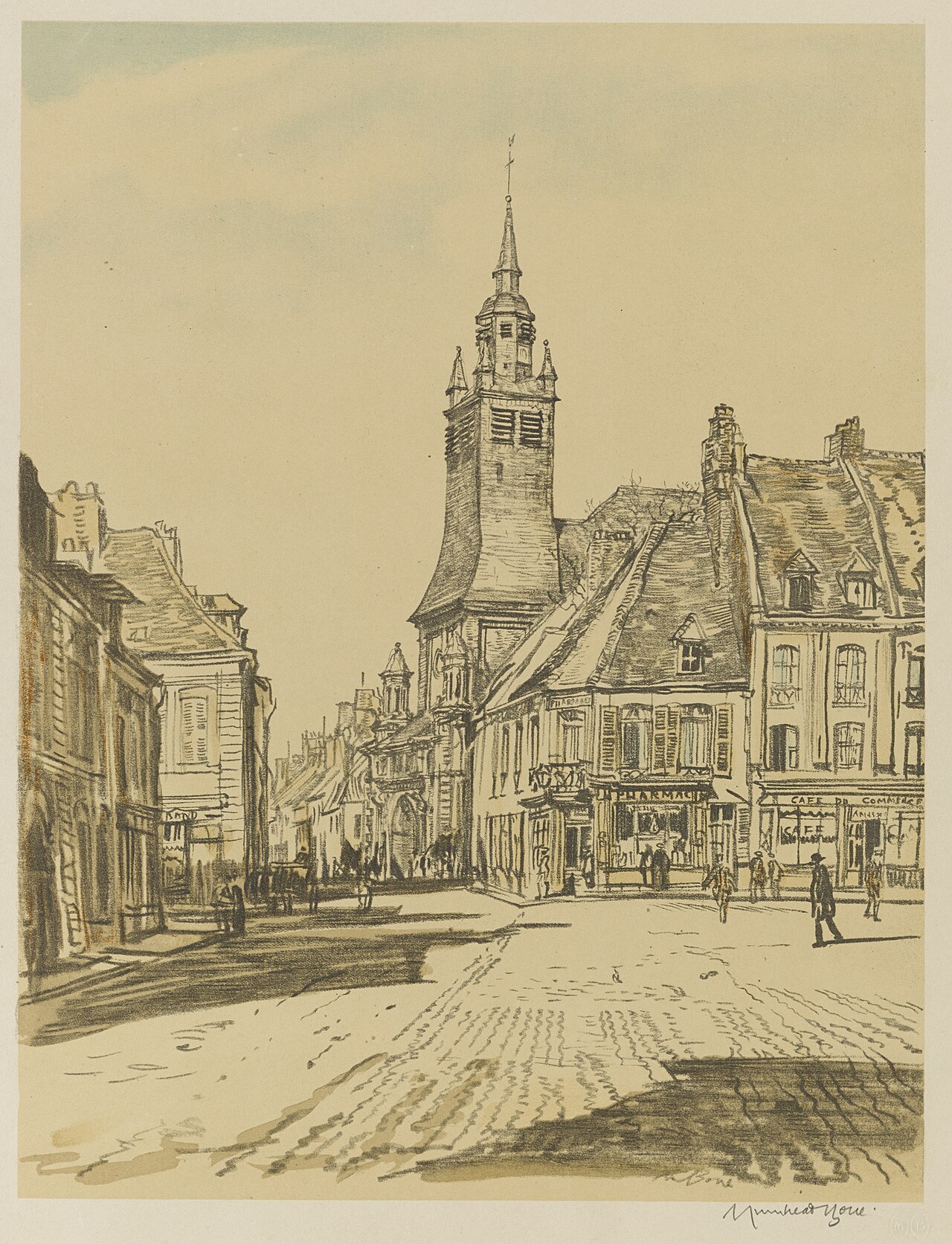Hesdin by Muirhead Bone