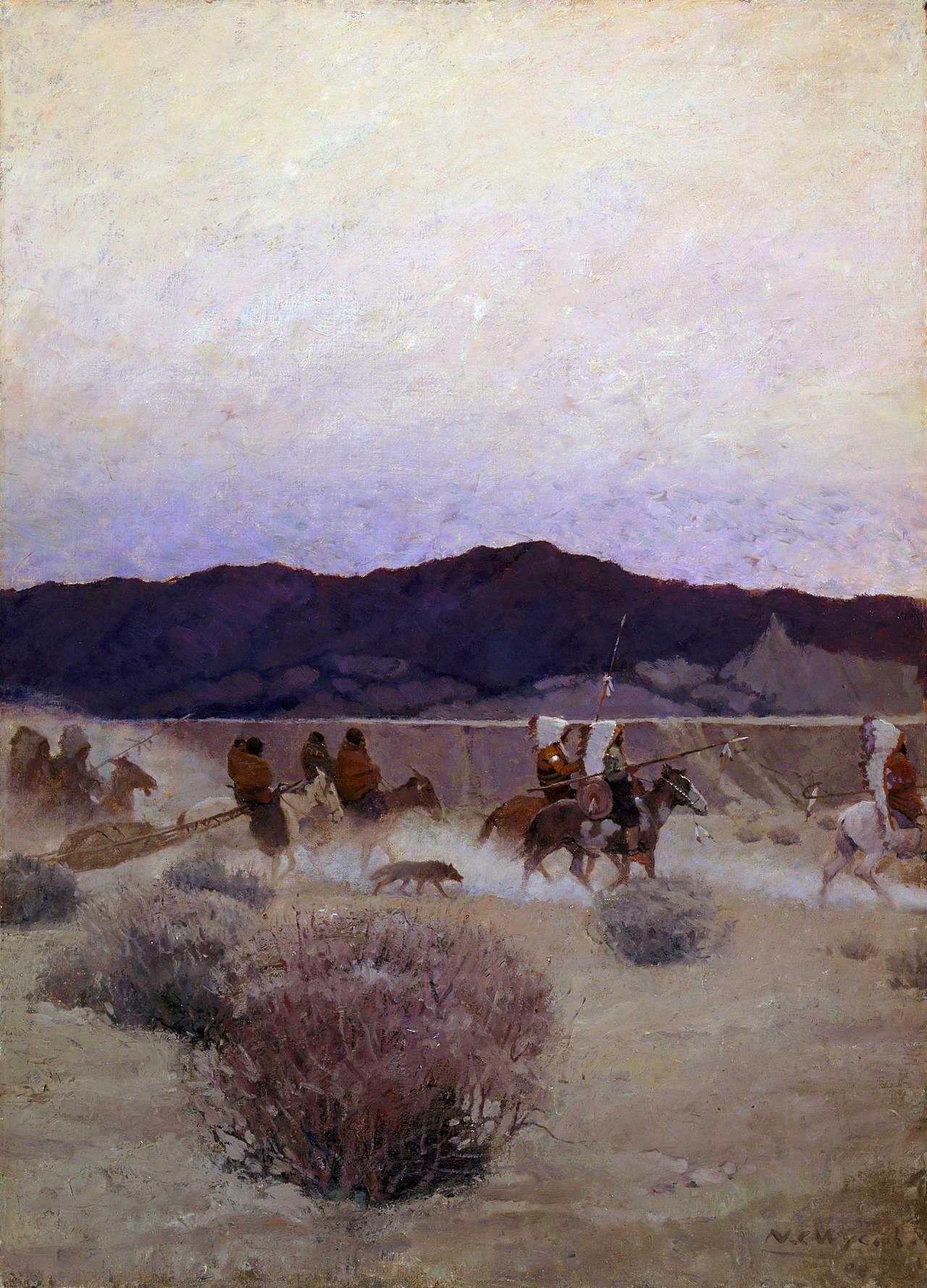 Moving Camp by N. C. Wyeth