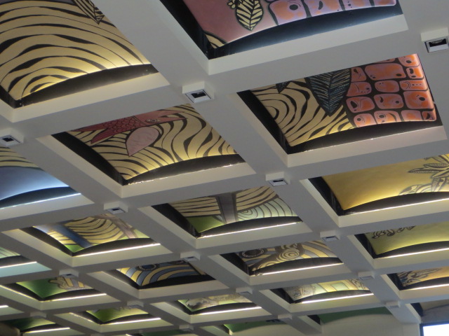 Ceiling Mural by Naftali Bezem
