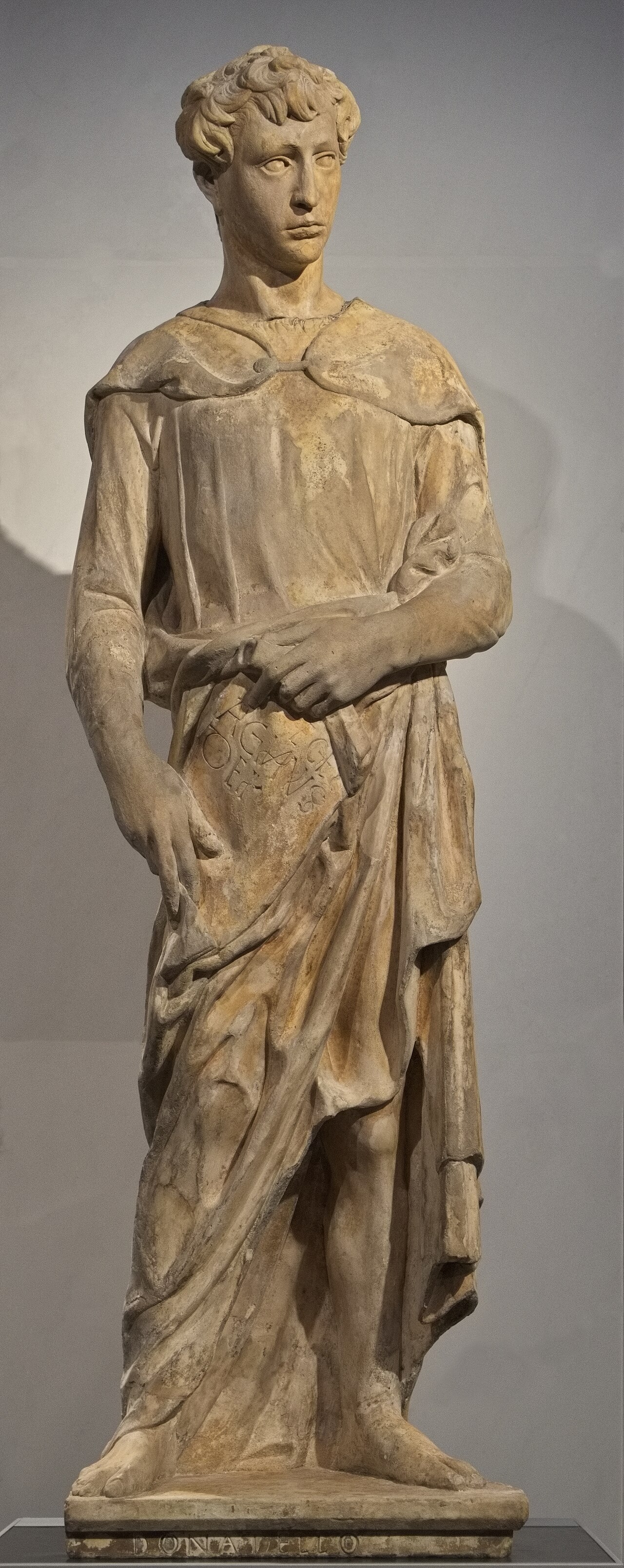 Josua, later transformed into Saint John the Baptist by Nanni di Bartolo