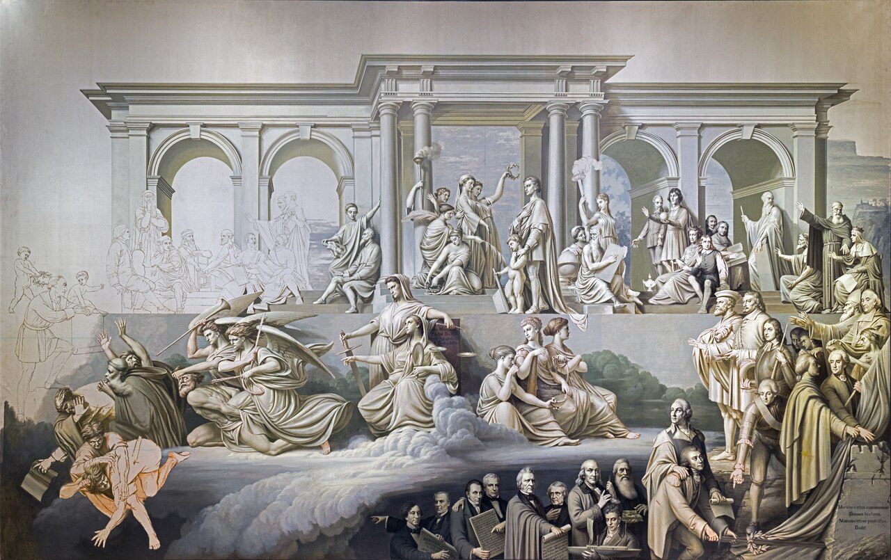 L'Apothéose de Christophe Colomb by Napoléon Bourassa