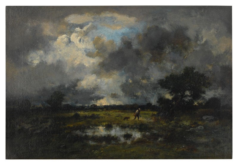 The storm by Narcisse Virgilio Díaz