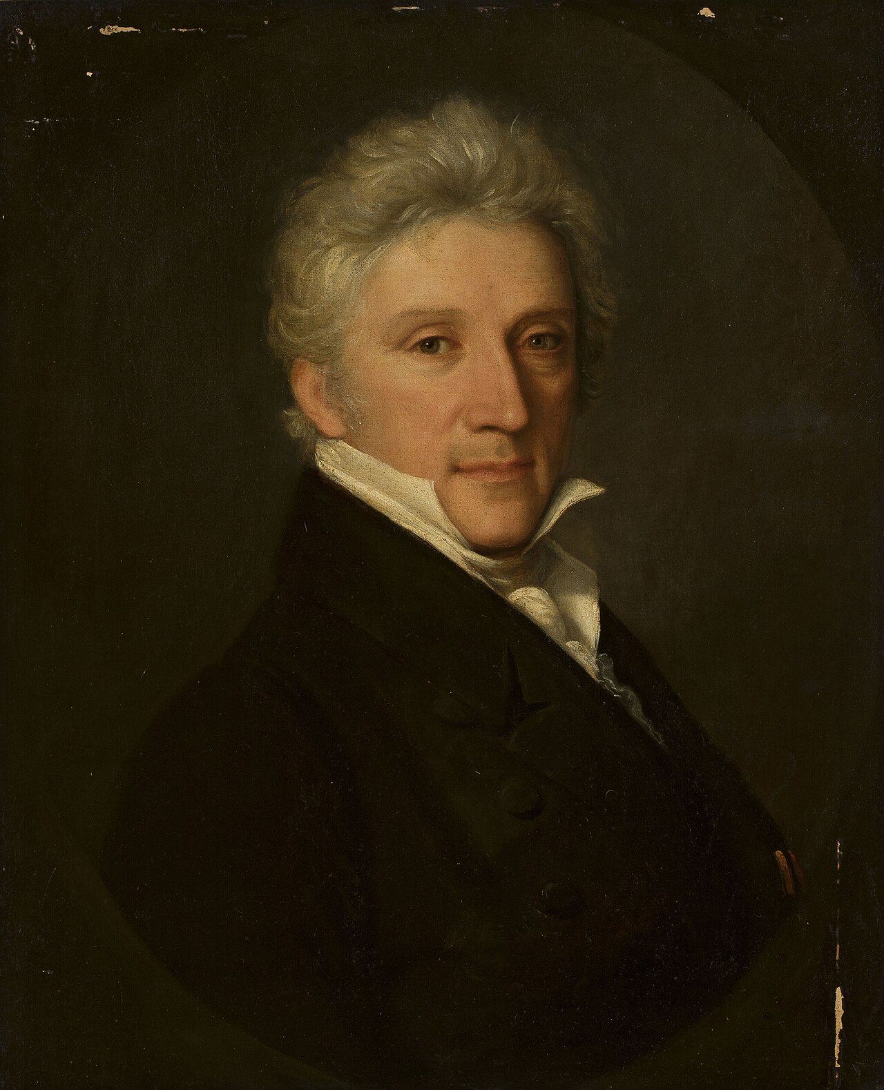 Portrait of Count Leopoldo Cicognara. by Natale Schiavoni