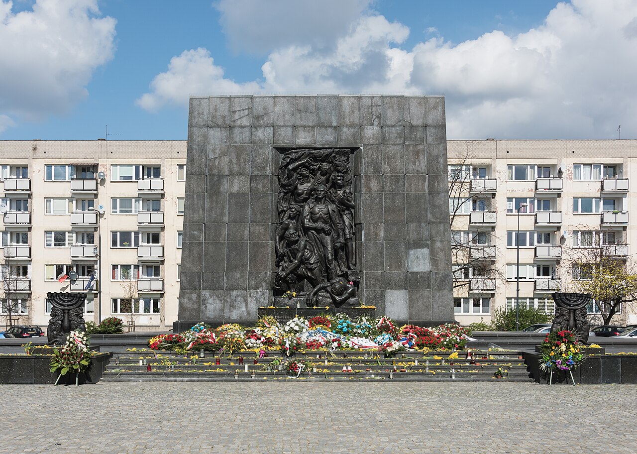 Monument to the Ghetto Heroes by Nathan Rapoport