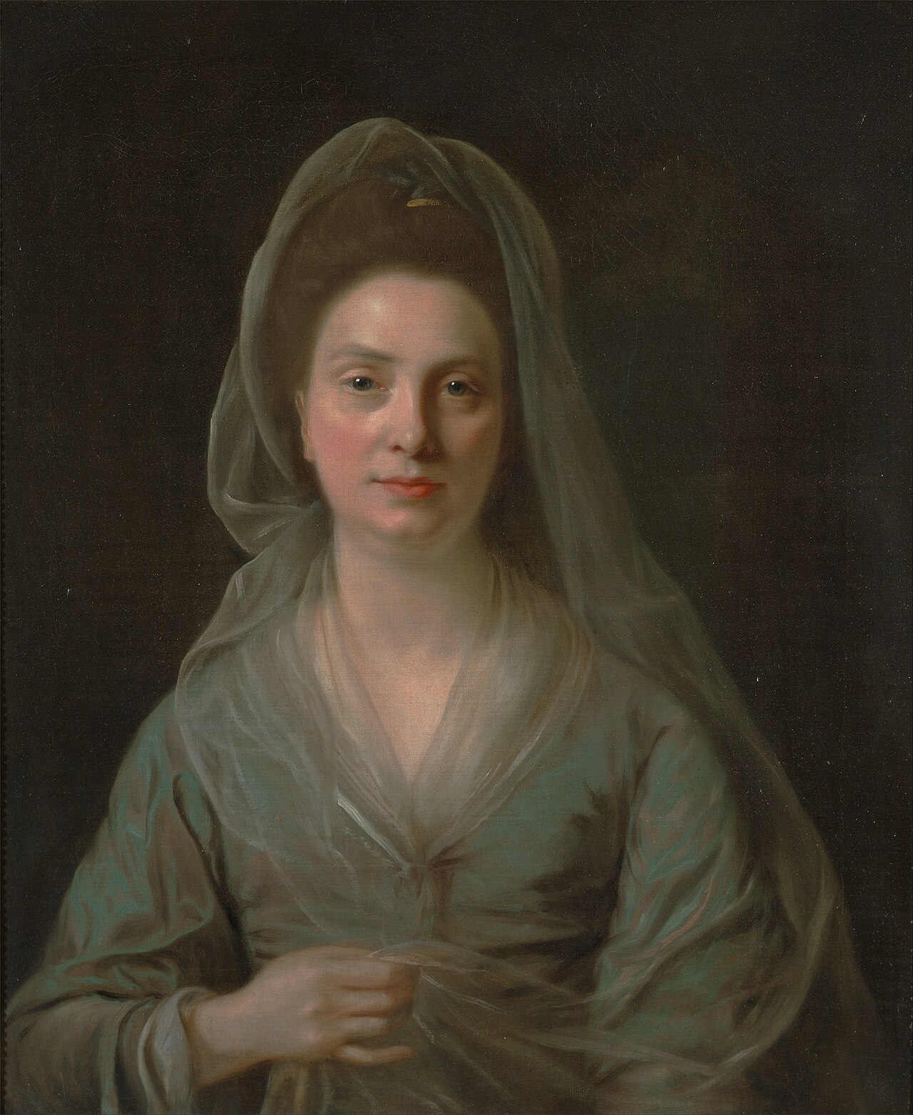 Frances Cole (née Wager) by Nathaniel Hone the Elder