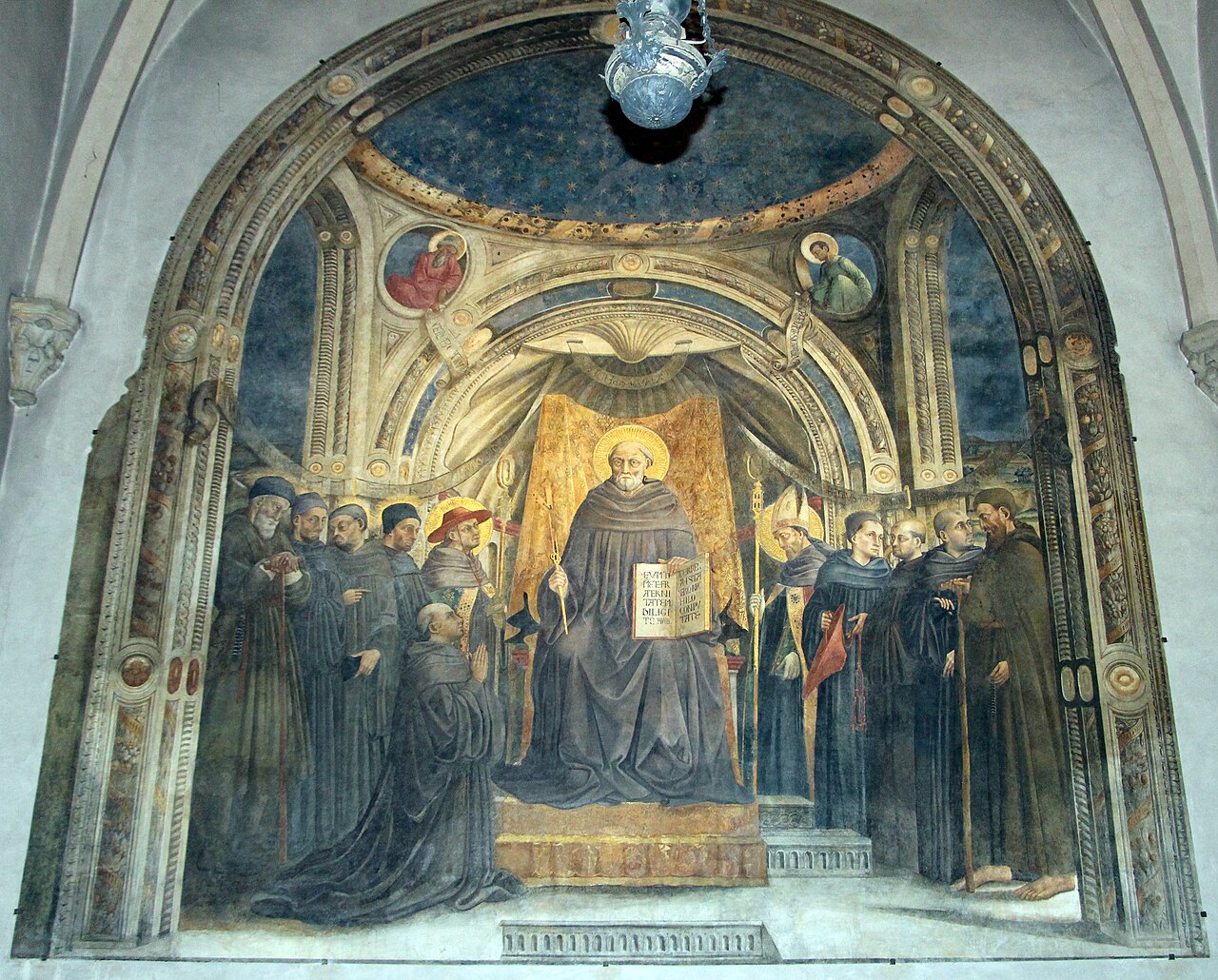 Glory of St. Giovanni Gualberto by Neri di Bicci