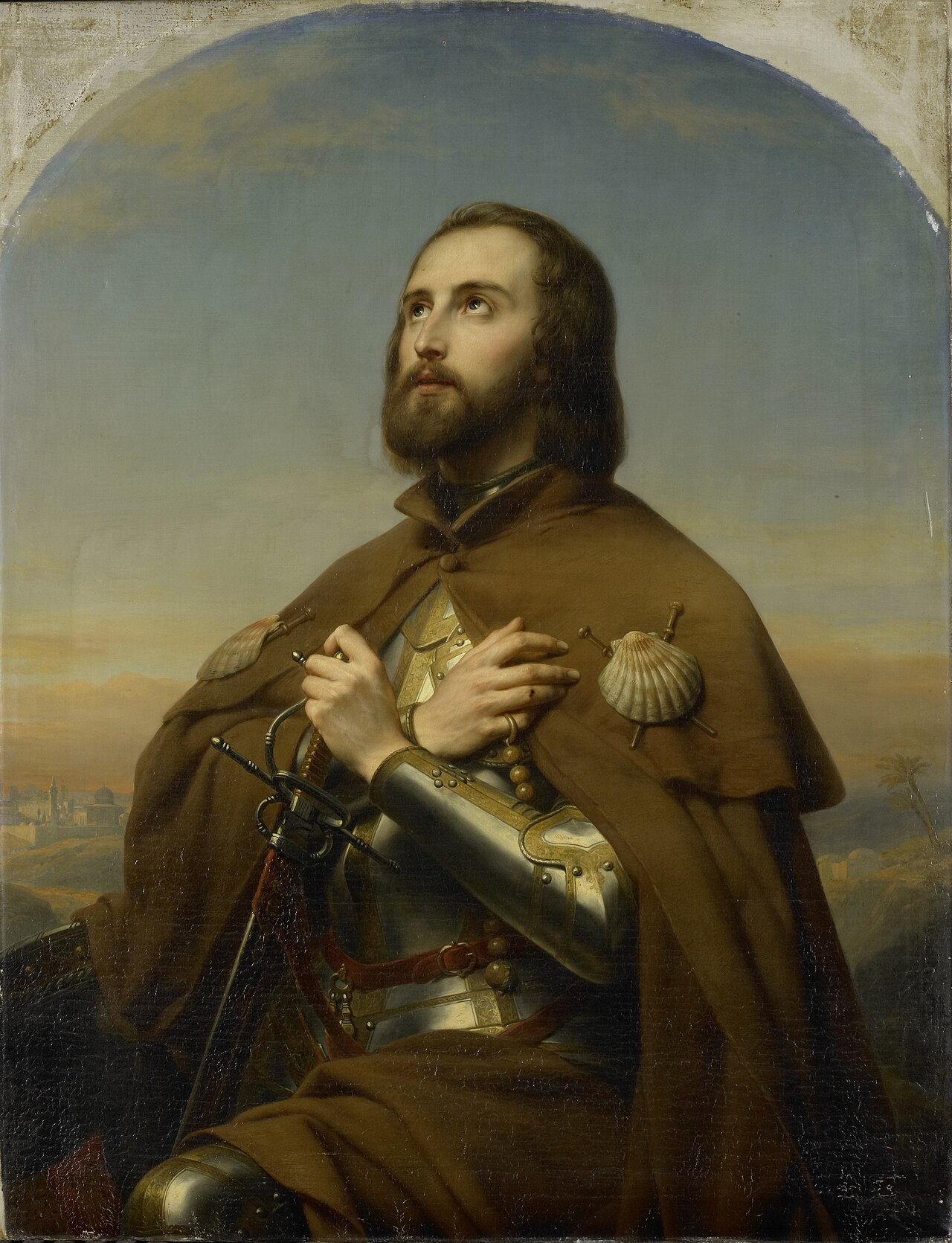 Eberhard (1445-96), Duke of Würtemberg, as a Pilgrim in the Holy Land by Nicaise de Keyser