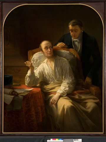 King Willem II Making his Last Will by Nicaise de Keyser