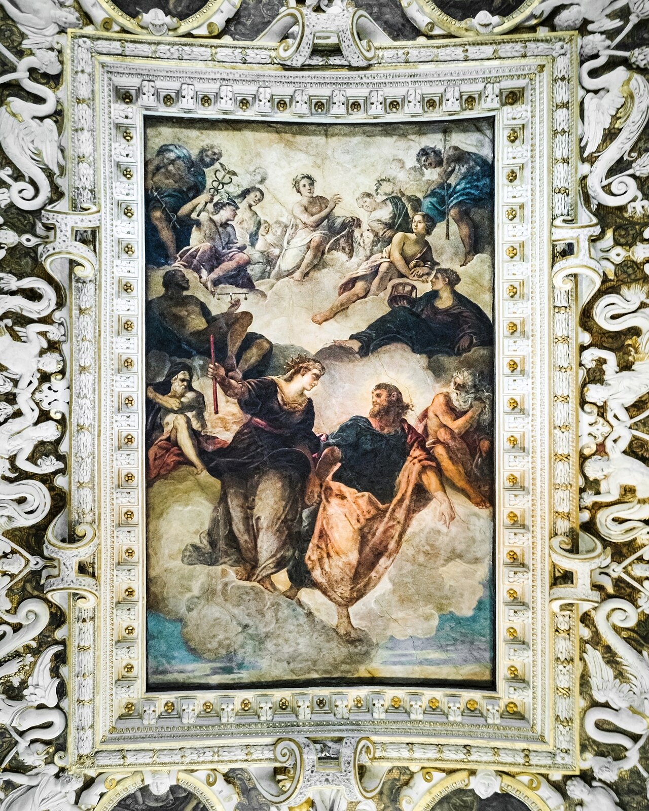 Jupiter hands over the dominion of the Adriatic to Venice by Niccolò Bambini