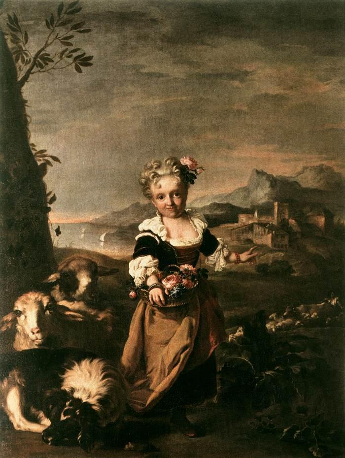 Portrait of Angiola Biondi by Niccolò Cassana