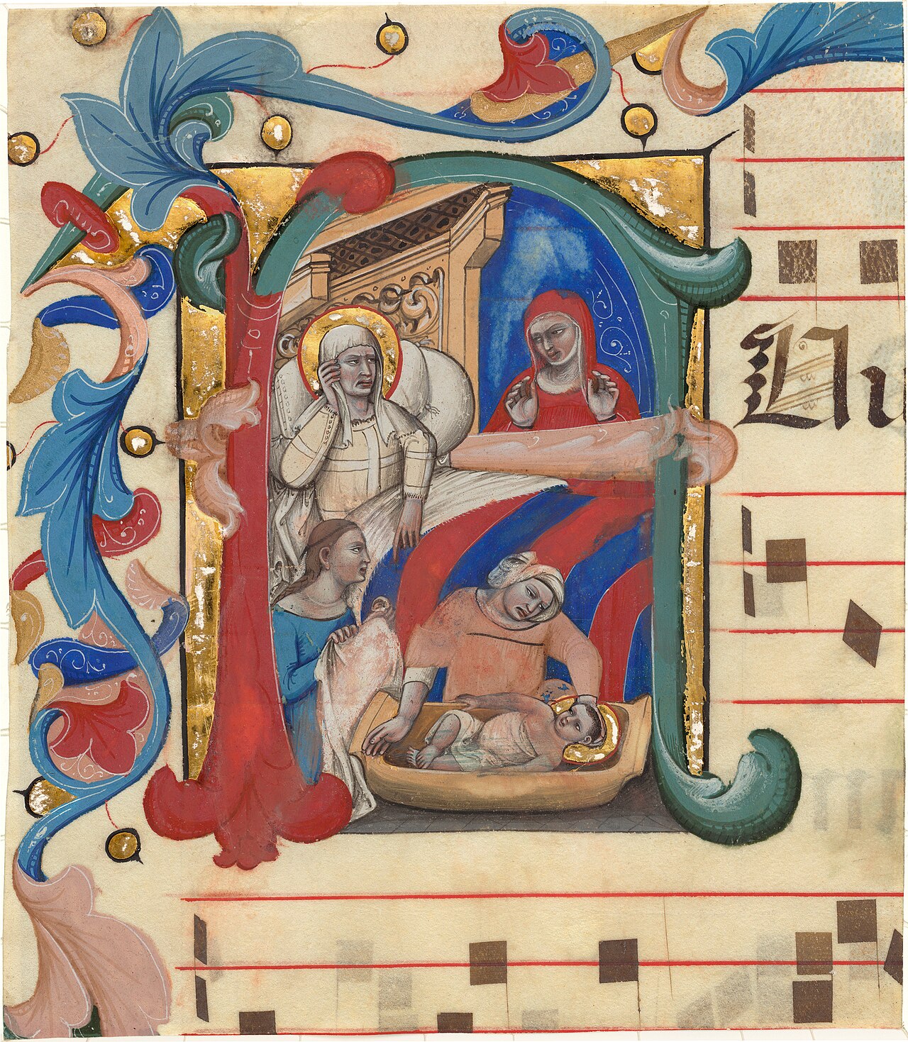 Birth of John the Baptist by Niccolò da Bologna