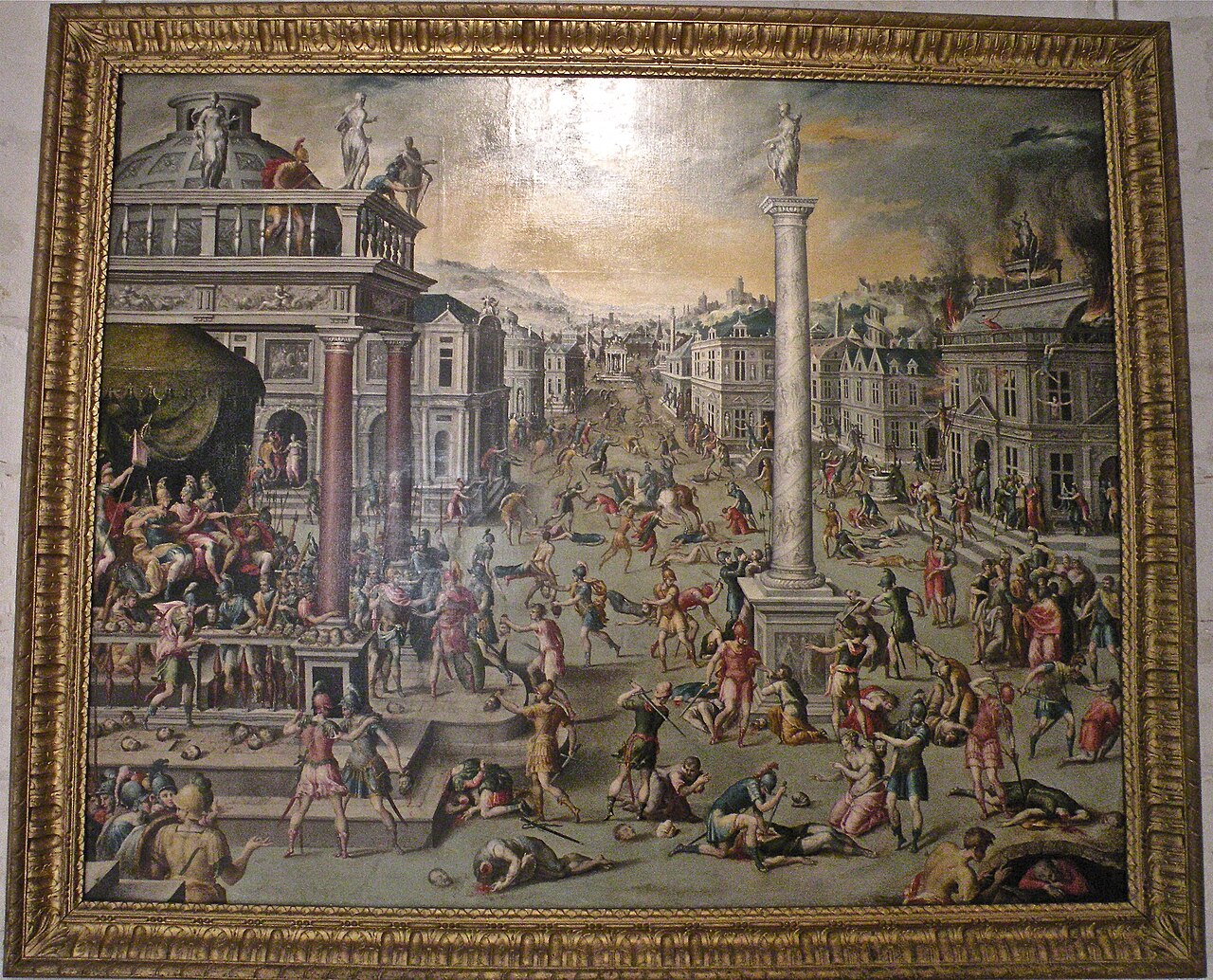 The Massacre of the Triumvirs by Niccolò dell'Abbate