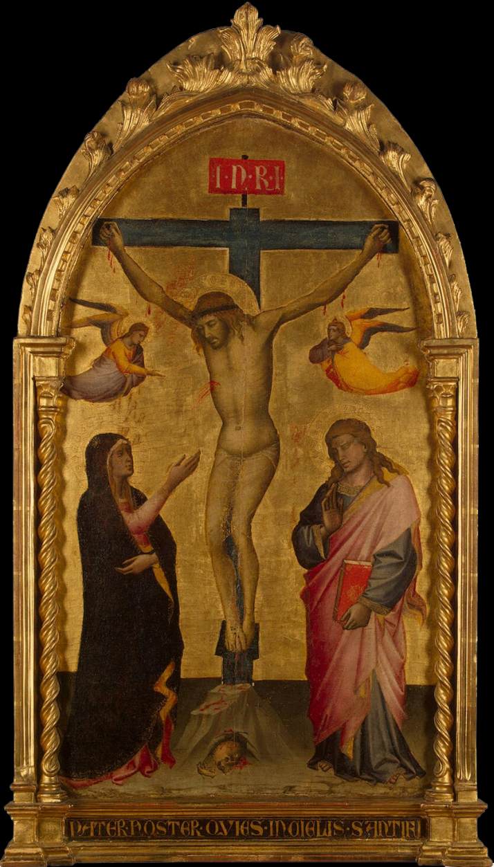 Crucifixion with the Virgin and St John by Niccolò di Pietro Gerini