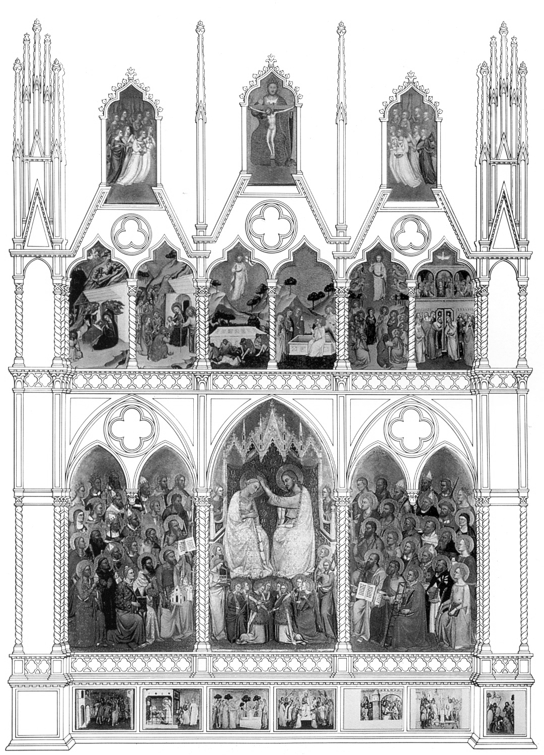 San Pier Maggiore Altarpiece by Niccolò di Pietro Gerini