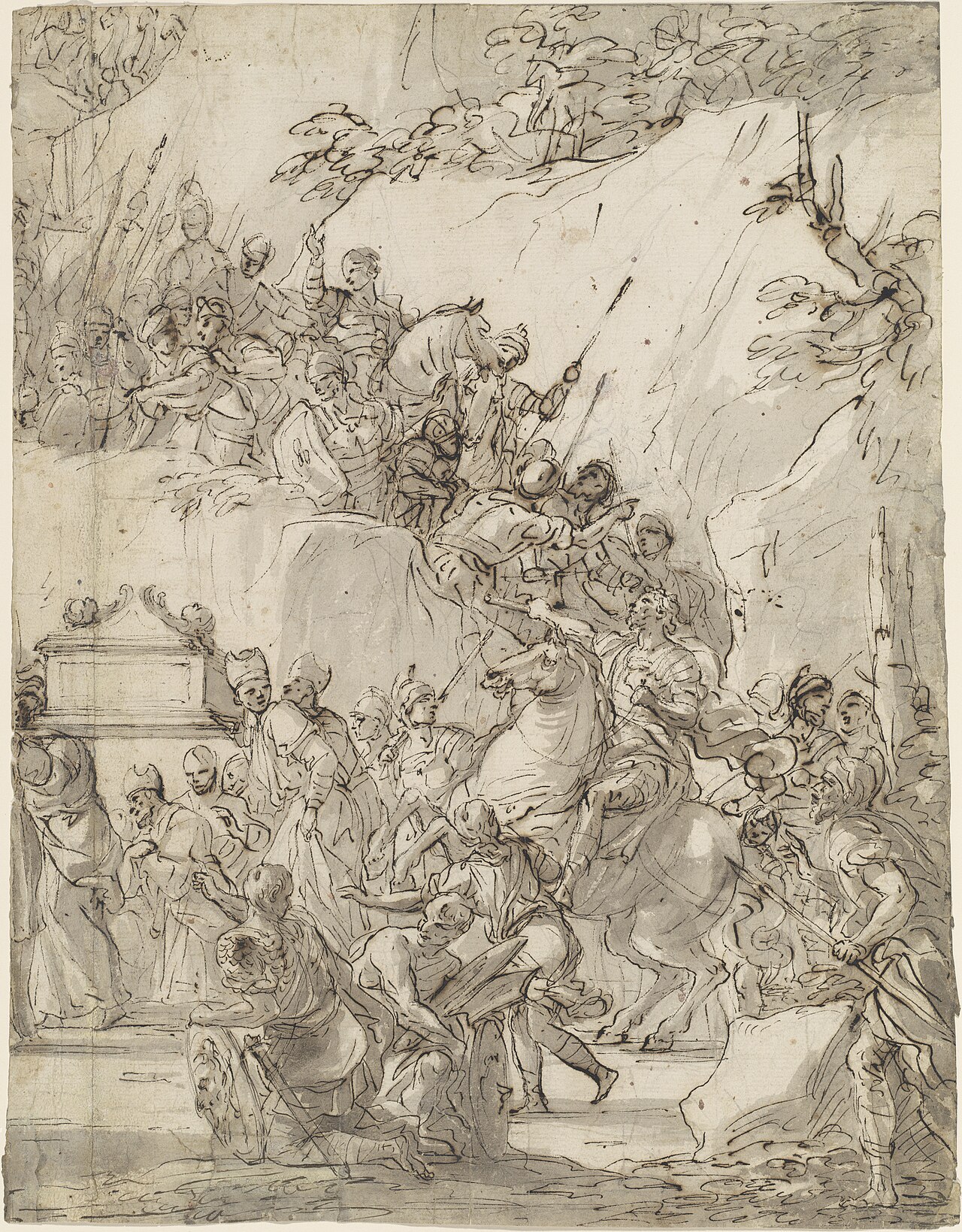 The Transport of the Ark of the Covenant by Nicola Malinconico
