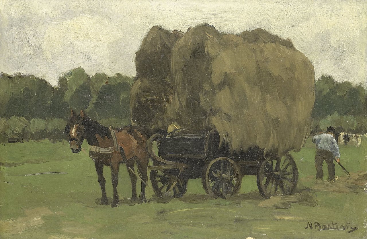 Hay Wagon by Nicolaas Bastert