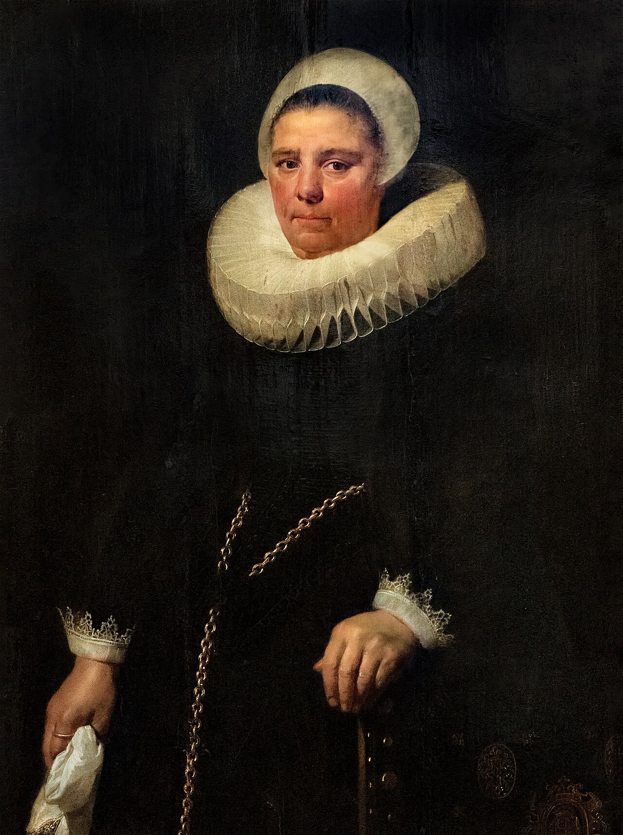 Portrait of a woman by Nicolaes Eliaszoon Pickenoy