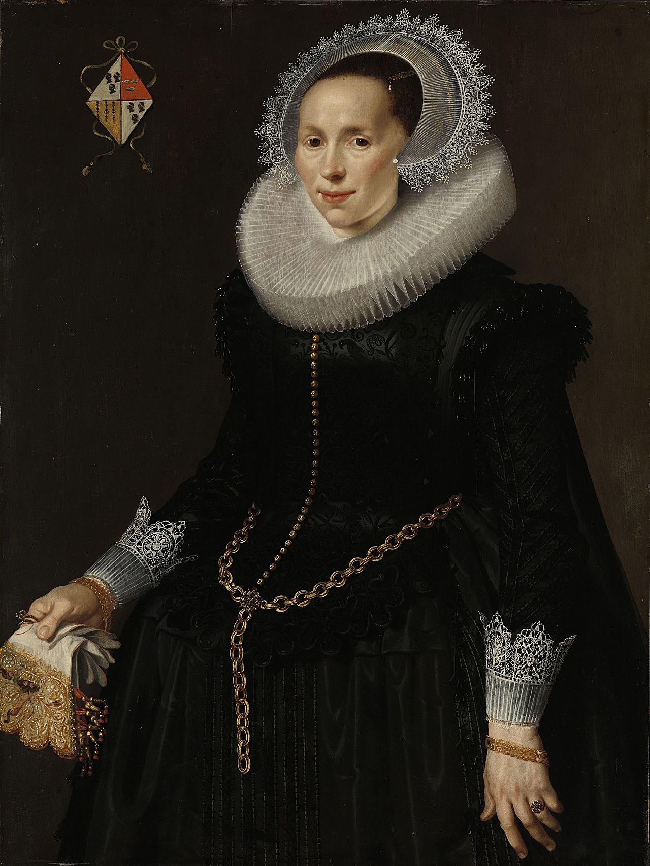Portrait of Johanna Le Maire (c. 1601-60) by Nicolaes Eliaszoon Pickenoy