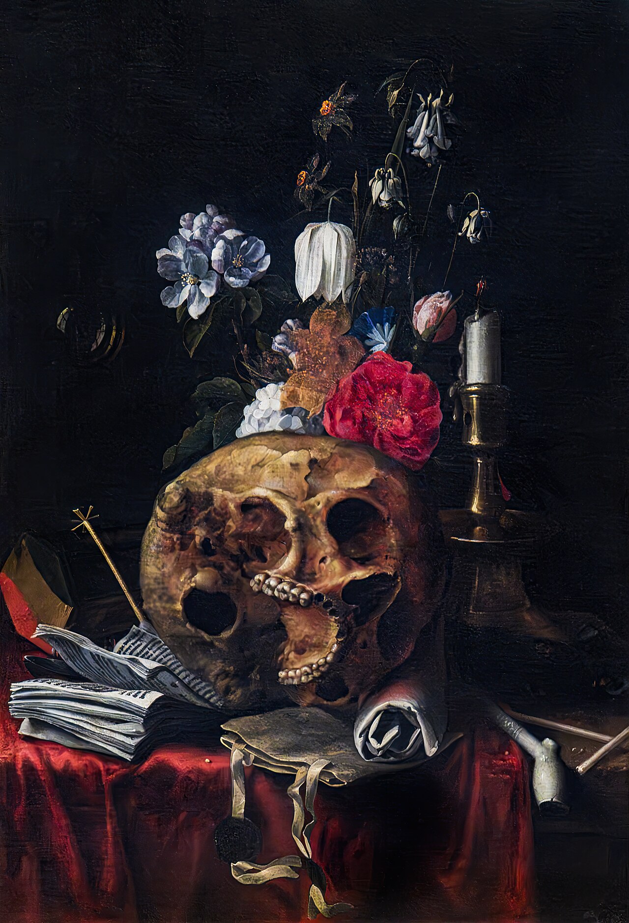 Allegory of the Vanity of Life by Nicolaes van Verendael
