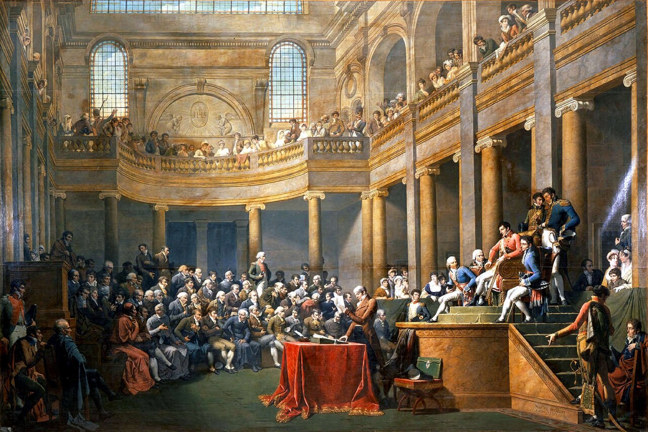 Les Comices de Lyon by Nicolas-André Monsiau