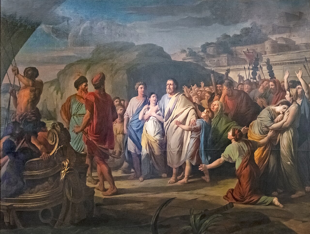 Regulus retournant à Carthage by Nicolas-Bernard Lépicié by Nicolas Bernard Lépicié