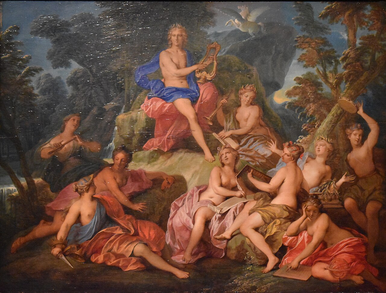 Nicolas Bertin - Apollon et les Muses by Nicolas Bertin