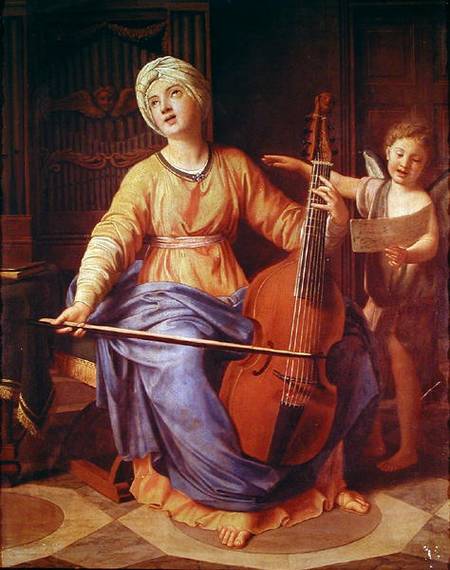 Saint Cecilia by Nicolas Colombel