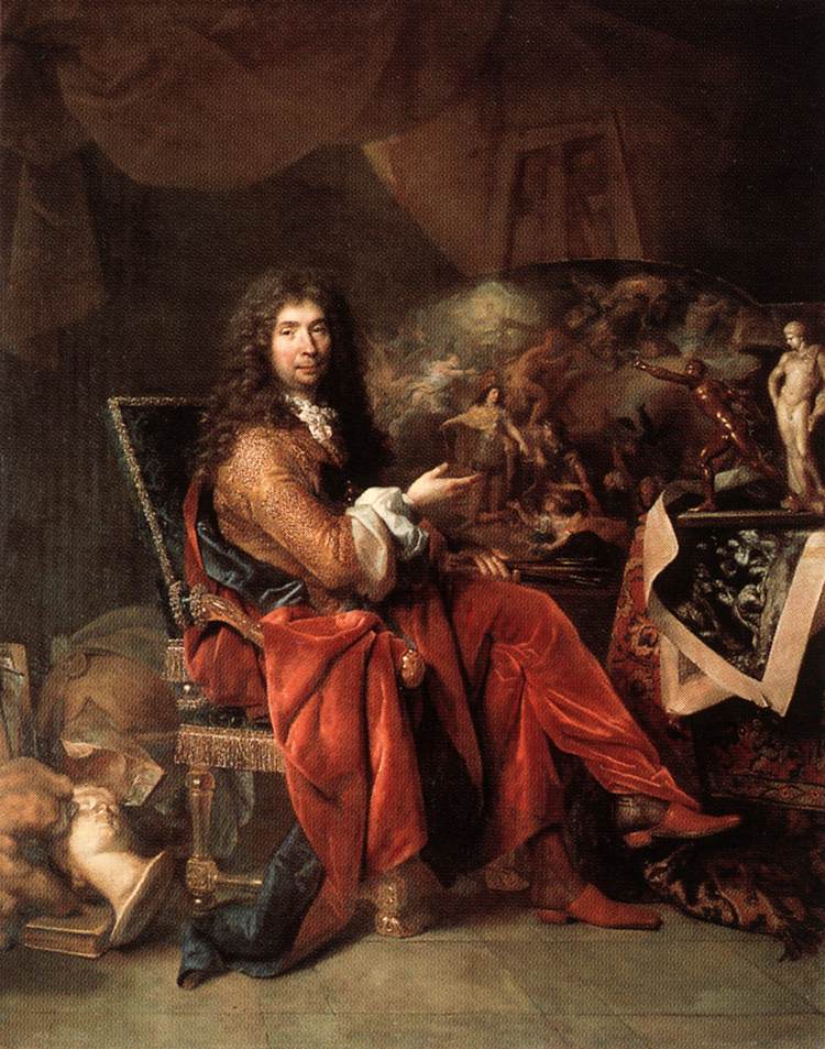 Portrait of Charles Le Brun by Nicolas de Largillière