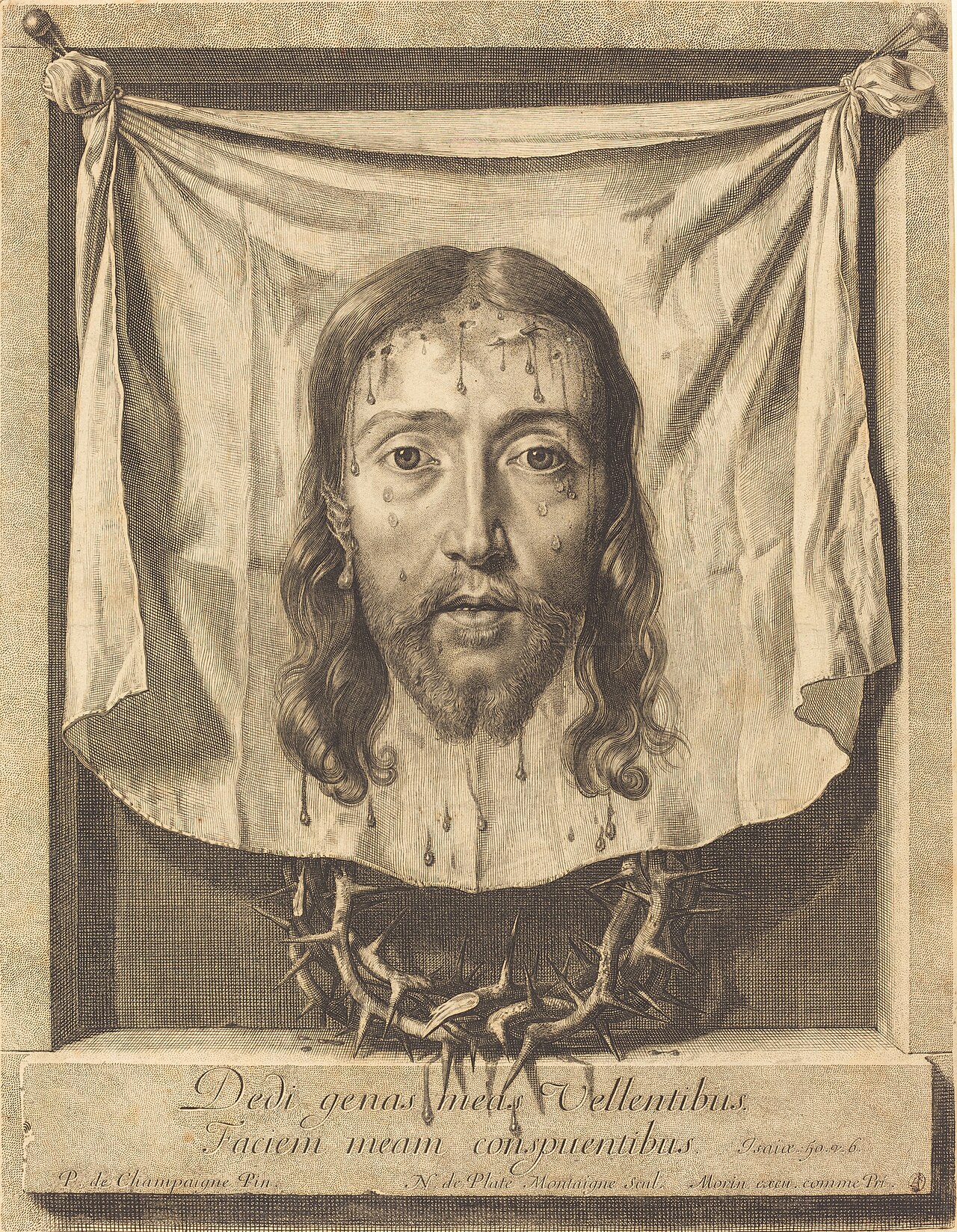 The Veil of Saint Veronica by Nicolas de Plattemontagne