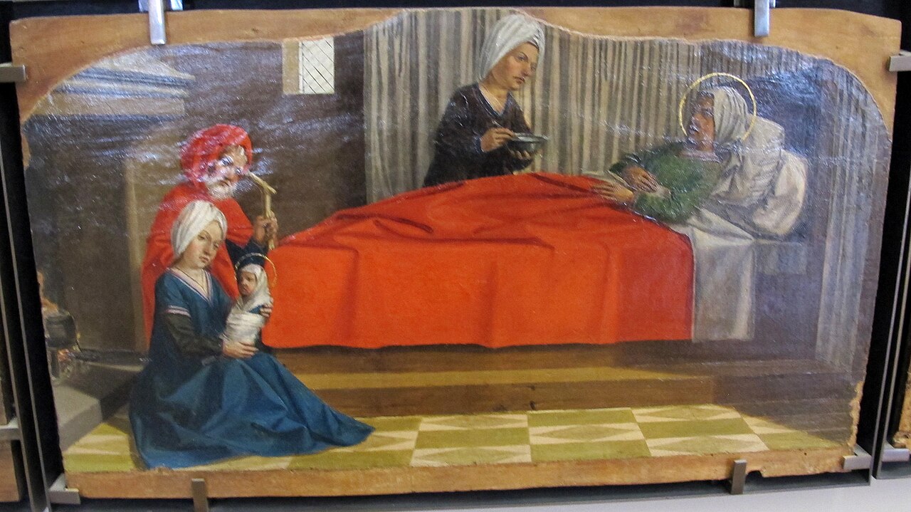 The Birth of the Virgin by Nicolas Dipre