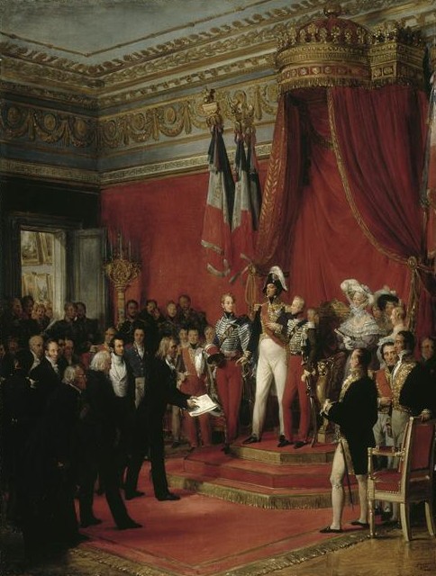 Louis Philippe Declining the Crown of Belgium Offered to His Son by Nicolas Gosse