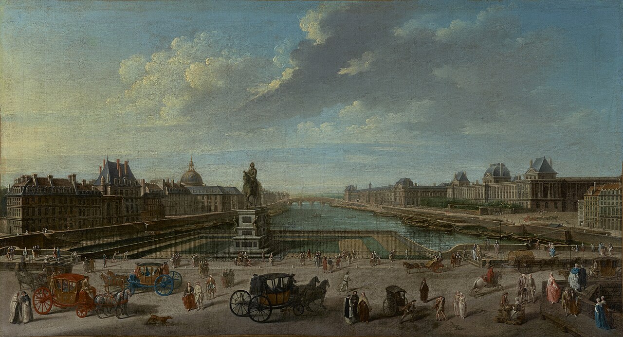 A View of Paris from the Pont Neuf by Nicolas-Jean-Baptiste Raguenet