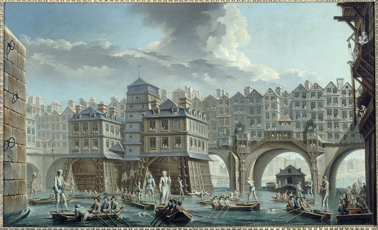 La Joute des mariniers by Nicolas-Jean-Baptiste Raguenet by Nicolas-Jean-Baptiste Raguenet