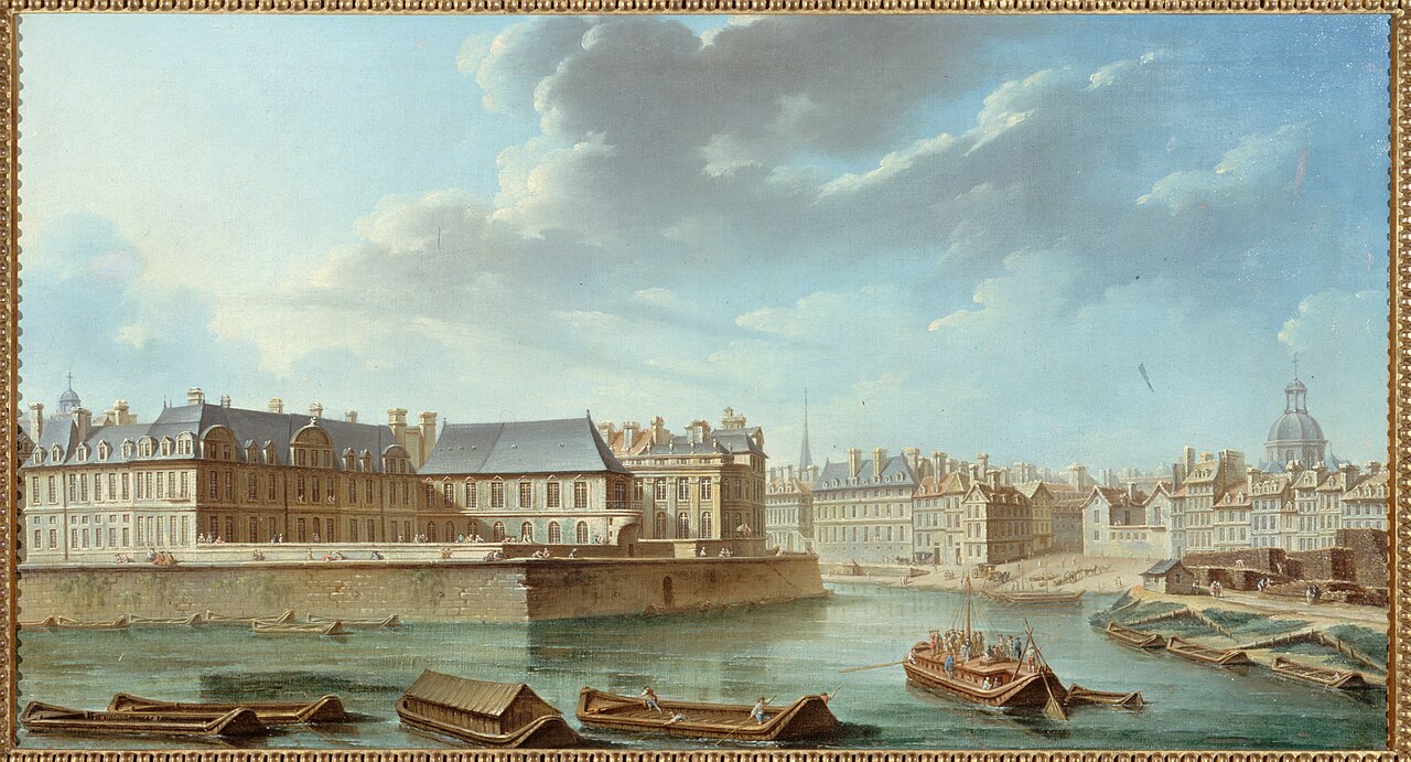The Eastern Tip of Île Saint-Louis by Nicolas-Jean-Baptiste Raguenet