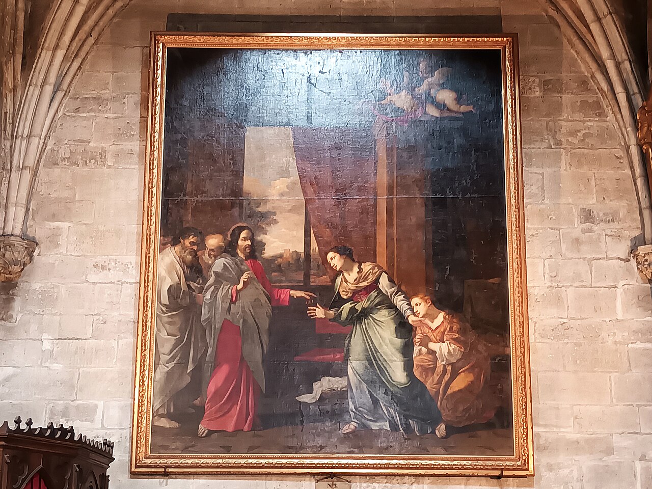 Christ's arrival at Bethany by Nicolas Mignard