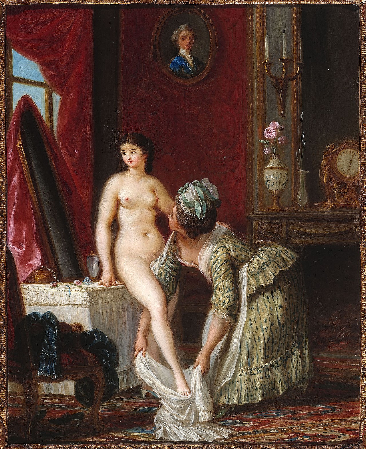 The Toilet by Nicolas-René Jollain
