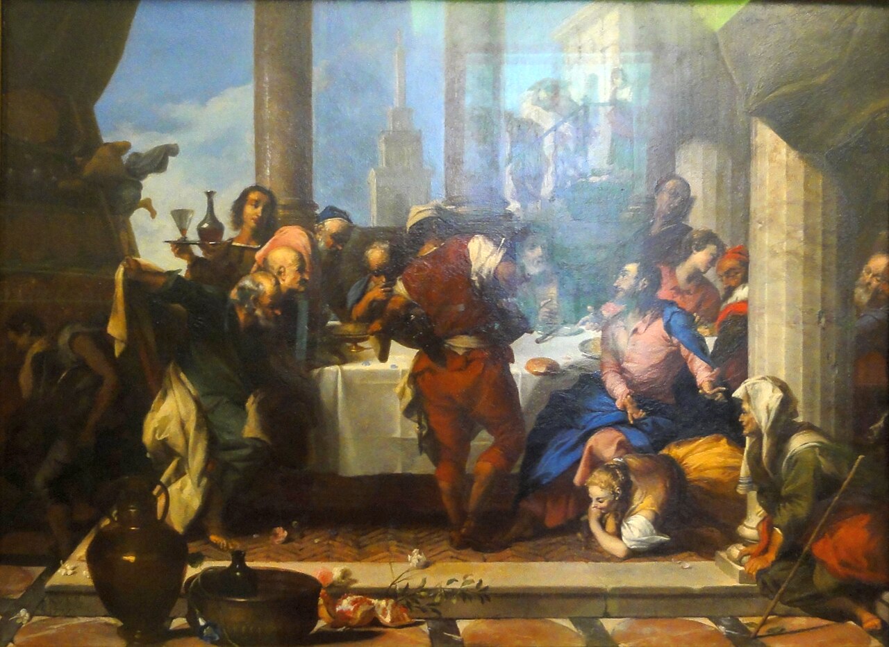 The Banquet at Simon by Nicolas Vleughels