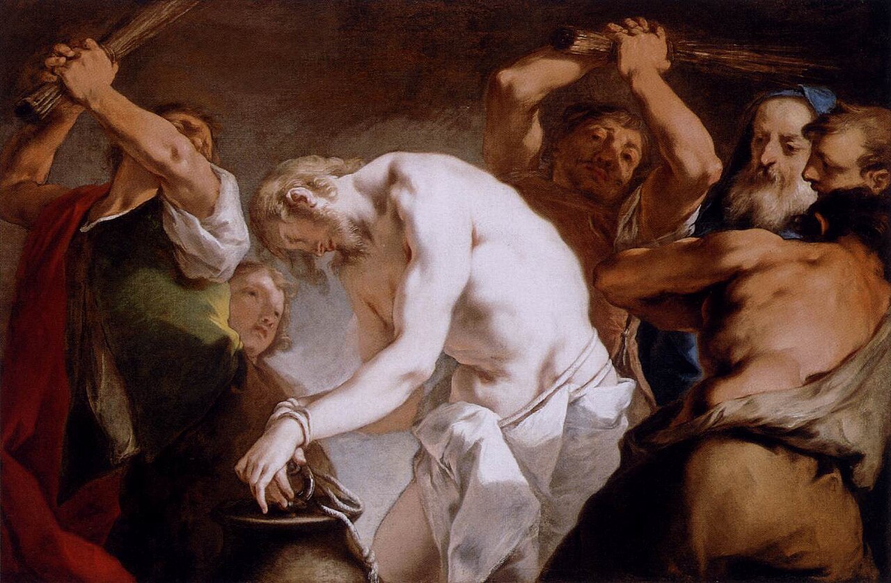 The Flagellation by Nicolò Grassi