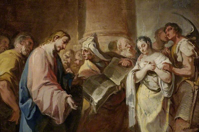 The Woman Taken in Adultery by Nicolò Grassi