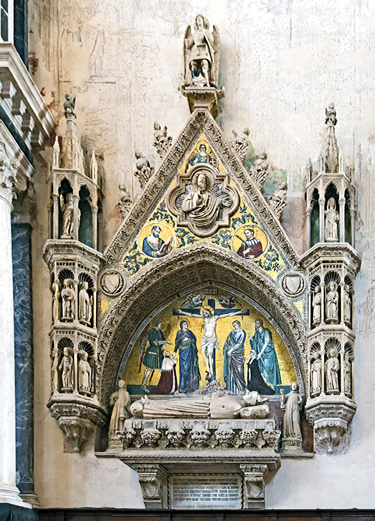 Monument to doge Michele Morosini by Nicolò Semitecolo