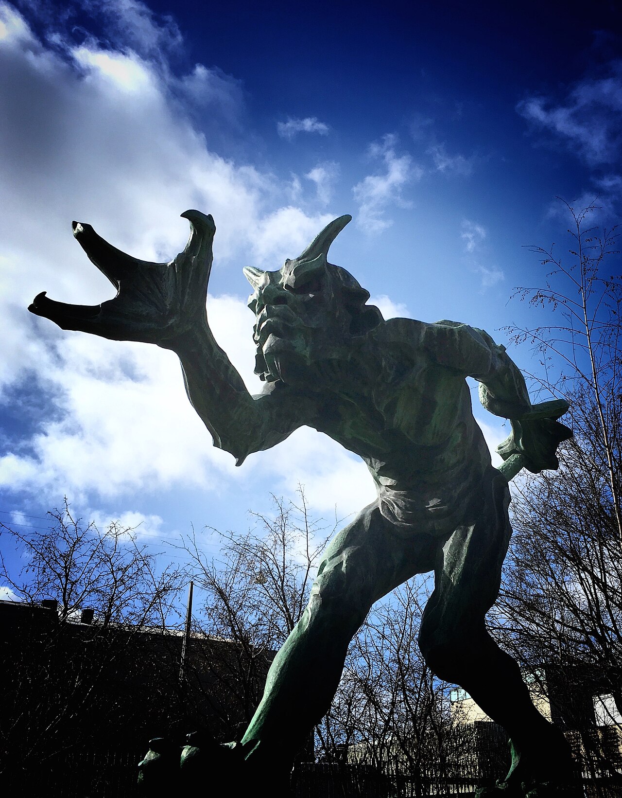 Troll smelling christian blood by Niels Hansen Jacobsen