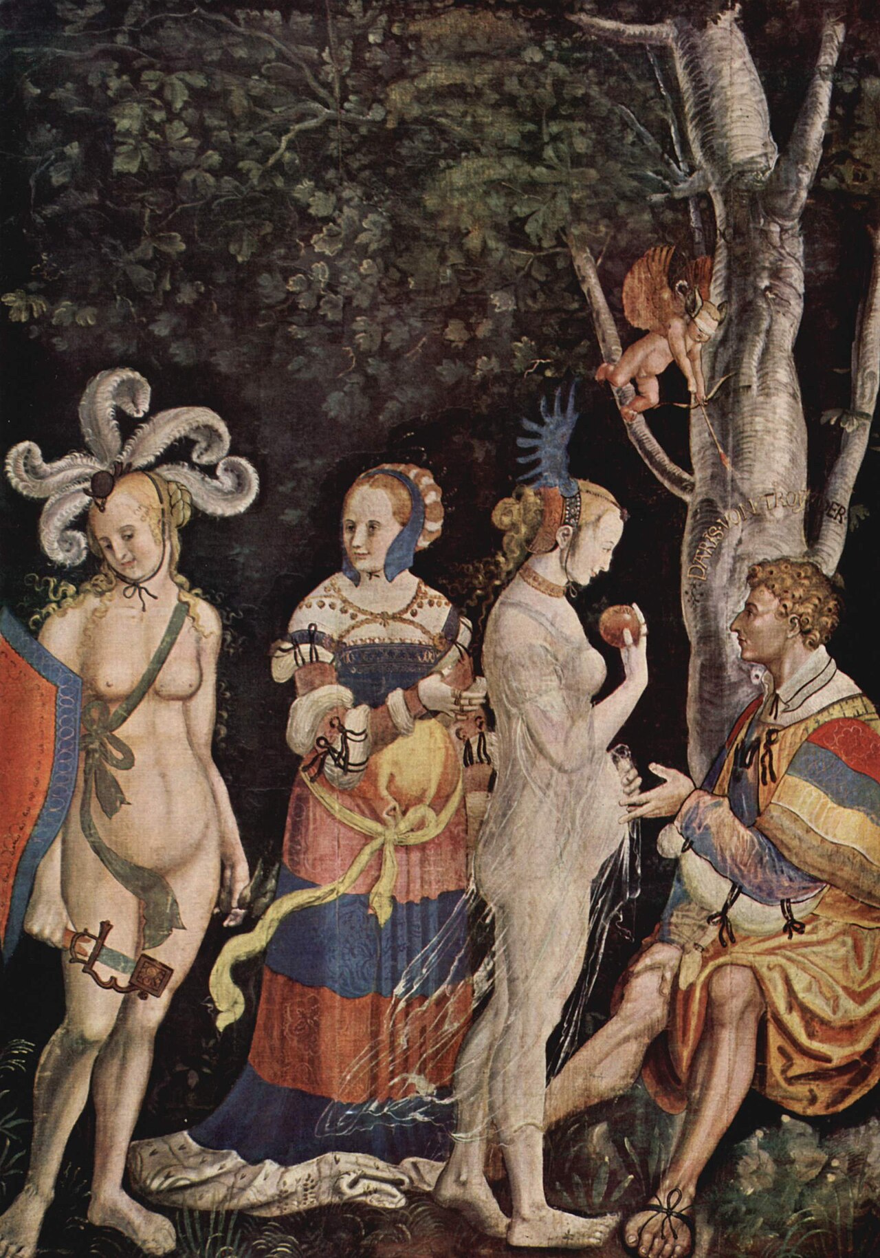Judgement of Paris by Niklaus Manuel by Niklaus Manuel